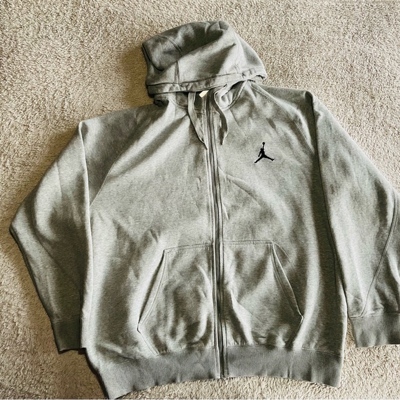 Jordan Other - Jordan Gray Zip-Up Hoodie size XXL